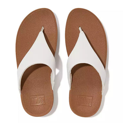 FITFLOP  Lulu Leather Toe-Post Sandals - White