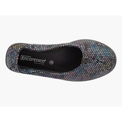 ARCOPEDICO L14 VITRAL BLACK MULTI - getset-footwear.myshopify.com
