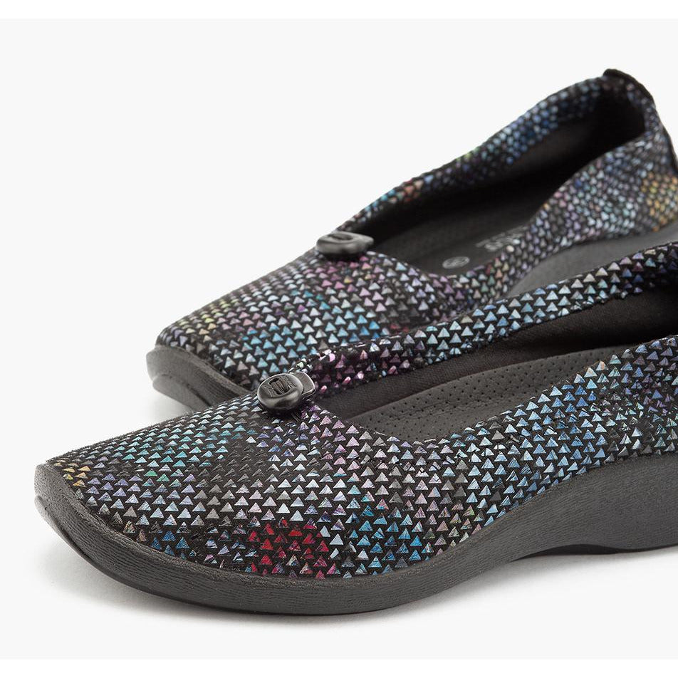 ARCOPEDICO L14 VITRAL BLACK MULTI - getset-footwear.myshopify.com