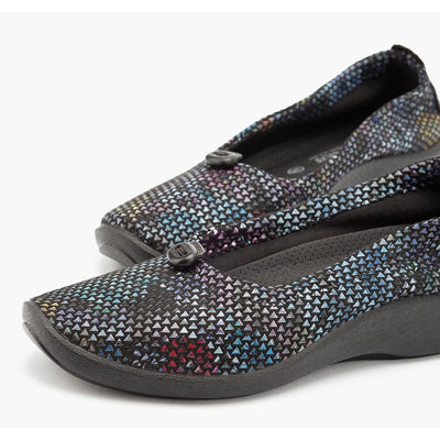 ARCOPEDICO L14 VITRAL BLACK MULTI - getset-footwear.myshopify.com