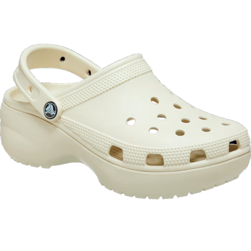 CROCS Classic Platform Clog - Bone