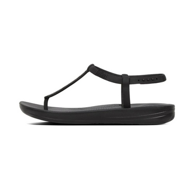 FITFLOP iQushion Splash - Pearlised Black