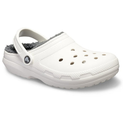 CROCS  Classic Lined Clog - White/Grey