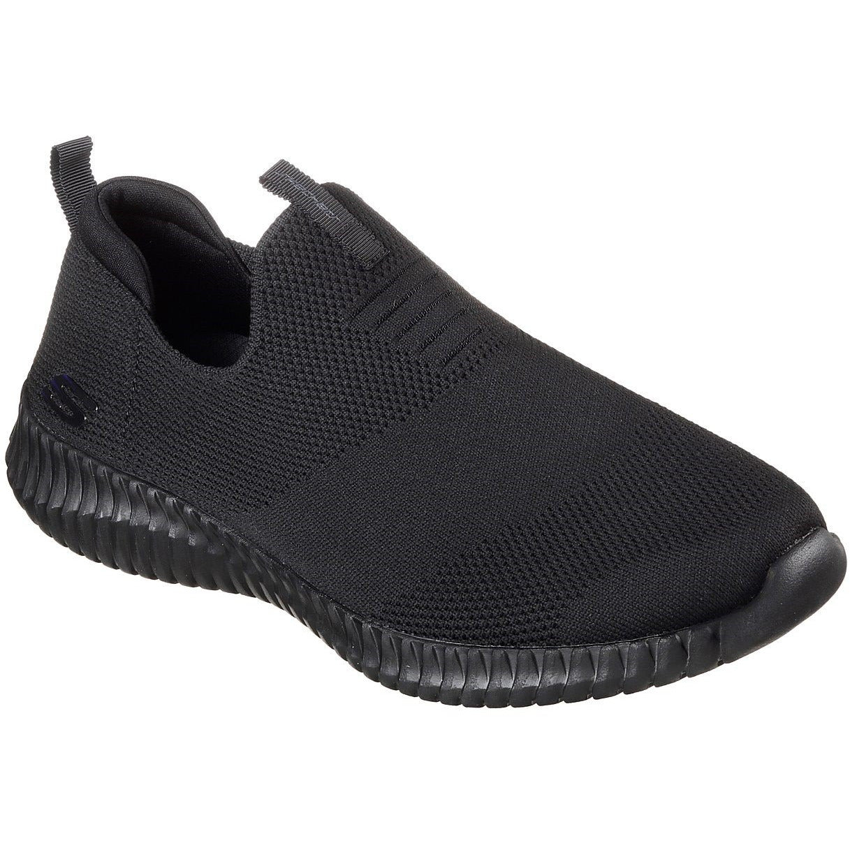 SKECHERS ELITE FLEX - WASIK BLACK - getset-footwear.myshopify.com