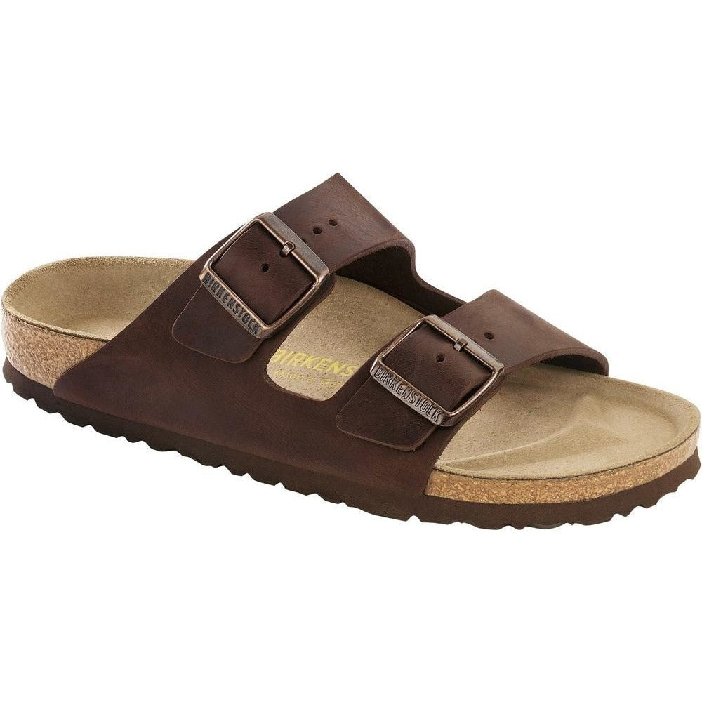 BIRKENSTOCK ARIZONA HABANA OILED LEATHER REGULAR - getset-footwear.myshopify.com