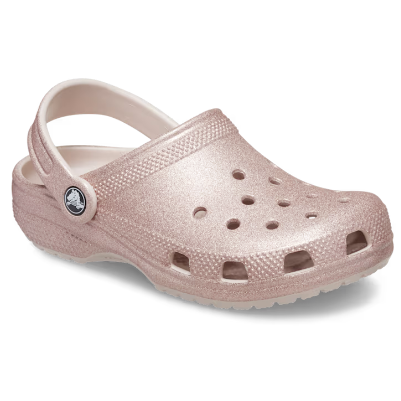 CROCS Classic Glitter Clog Toddlers - Quartz Glitter