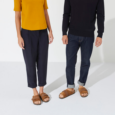 BIRKENSTOCK  Kyoto  Suede/Nubuck Leather Regular - Mink