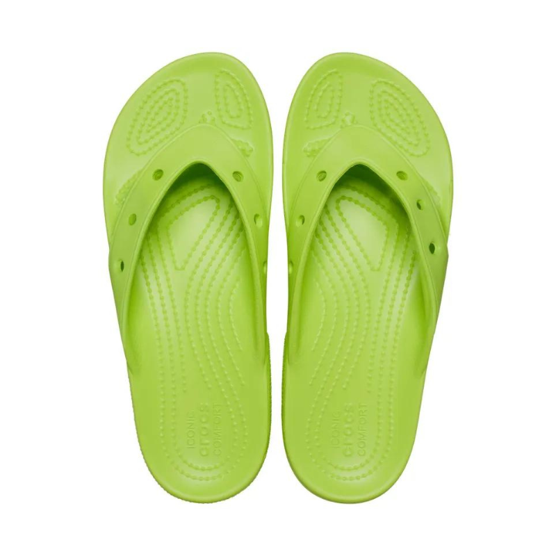 CROCS Classic Flip - Limeade – Zilba Footwear