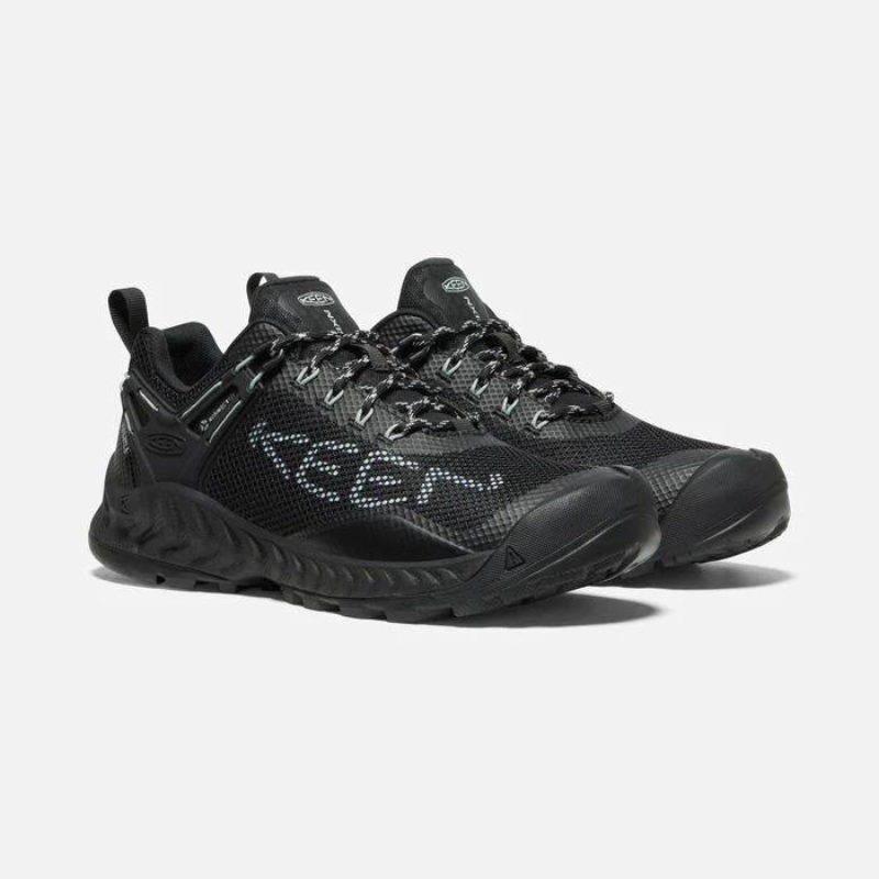 KEEN NXIS EVO Waterproof Womens - Black/Cloud Blue