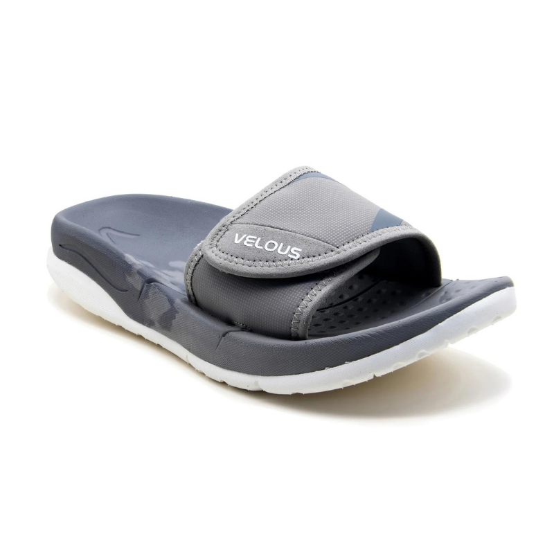 VELOUS Hoya Slide - Light Grey /White