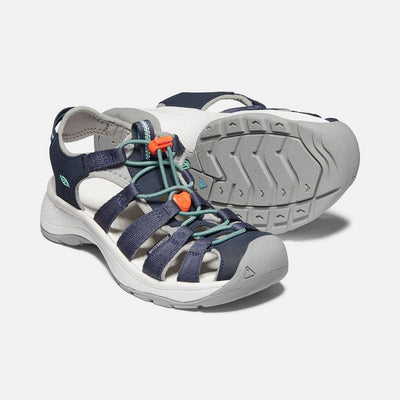 KEEN  Astoria West Sandal - Navy Beveled Glass