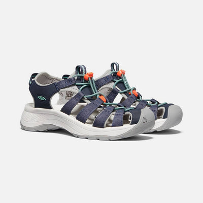 KEEN  Astoria West Sandal - Navy Beveled Glass